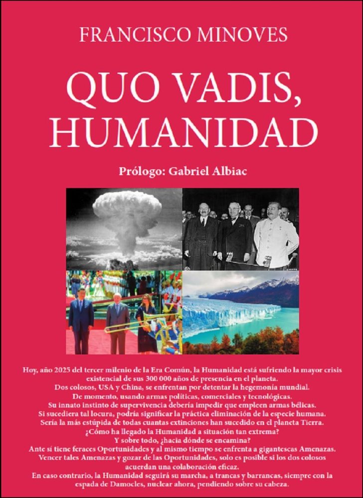 QUO VADIS. HUMANIDAD, de FRANCISCO MINOVES | portada del libro