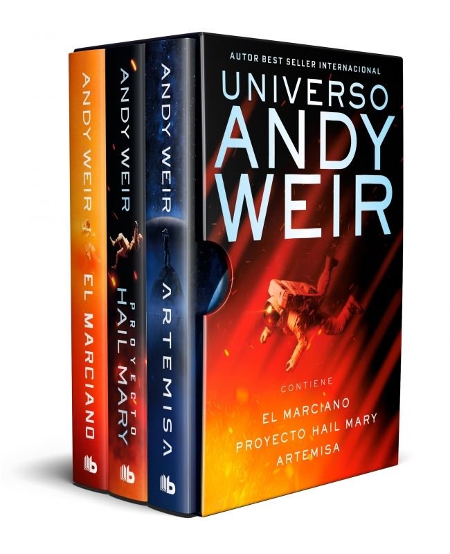 ESTUCHE ANDY WEIR (CONTIENE: EL MARCIANO, de ANDY WEIR | portada del libro