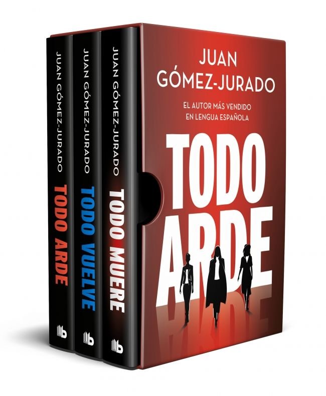 ESTUCHETODO ARDE TODO VUELVE Y TODO MUERE, de JUAN GOMEZ-JURADO | portada del libro
