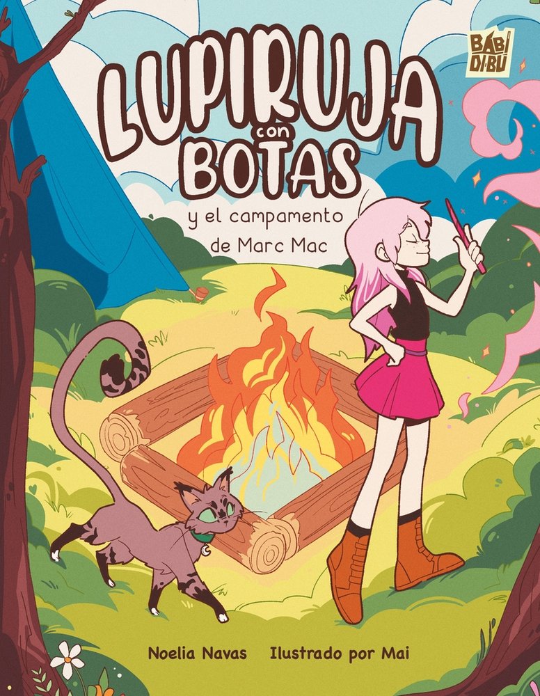 Lupiruja con botas y el campamento de Marc Mac, de NAVAS,NOELIA | portada del libro