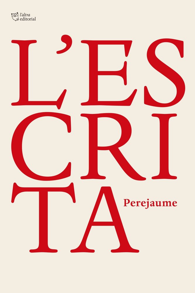 📗 Libro en catalán
L ESCRITA, de PEREJAUME | portada del libro