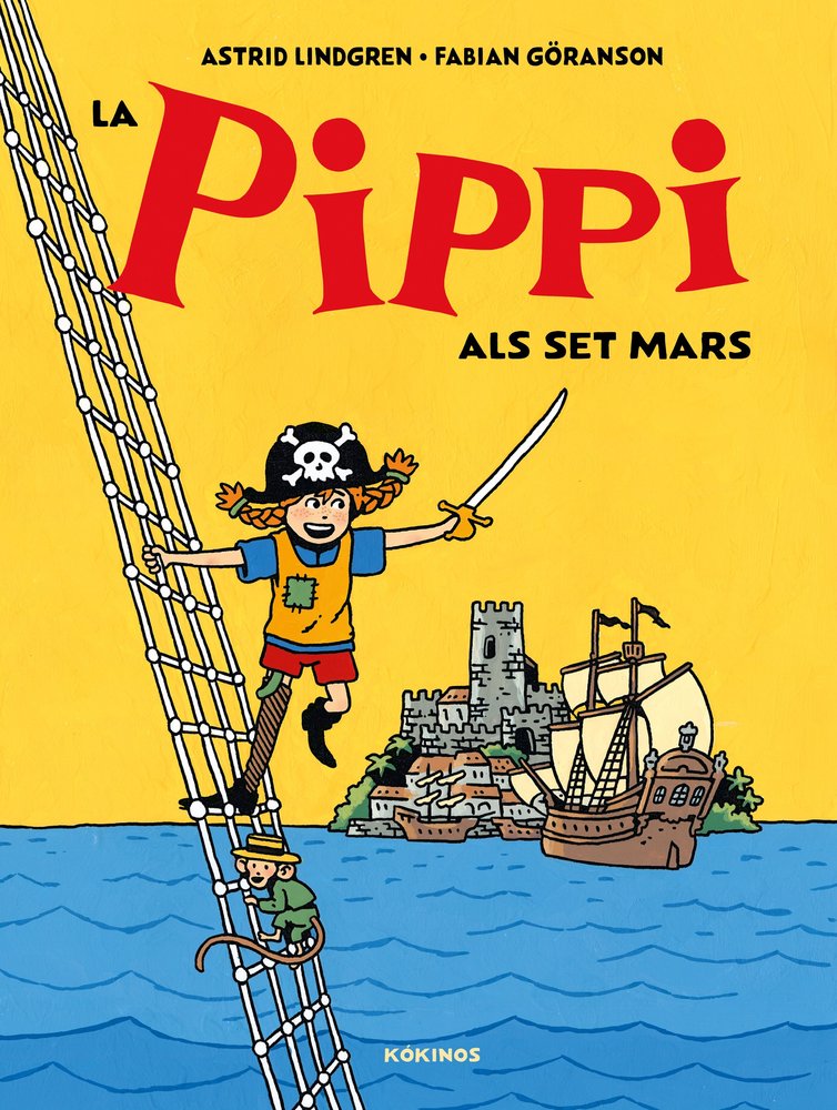 LA PIPPI ALS SET MARS, de LINDGREN, ASTRID | portada del libro