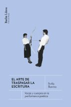 EL ARTE DE TRASPASAR LA ESCRITURA, de SOFIA RUVIRA | portada del libro