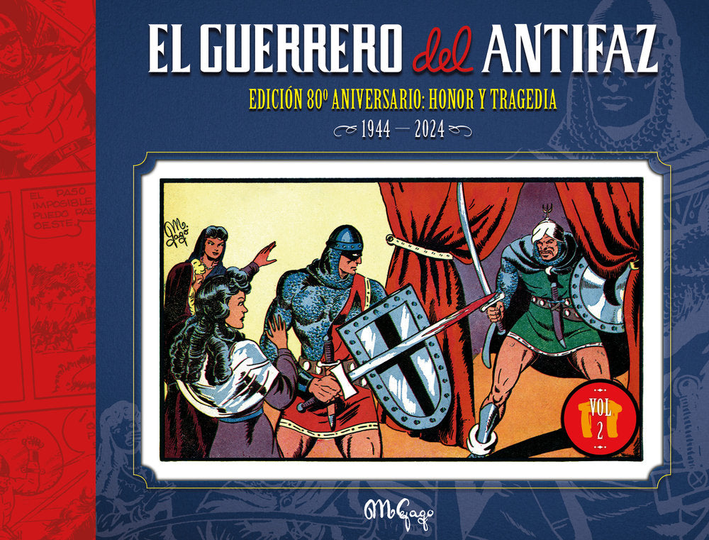 GUERRERO DEL ANTIFAZ, EL: EDICION 80º ANIVERSARIO VOL. 02, de GAGO, MANUEL | portada del libro