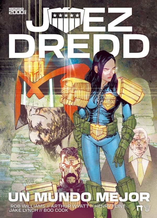 JUEZ DREDD: UN MUNDO MEJOR, de FLINT, HENRY | portada del libro