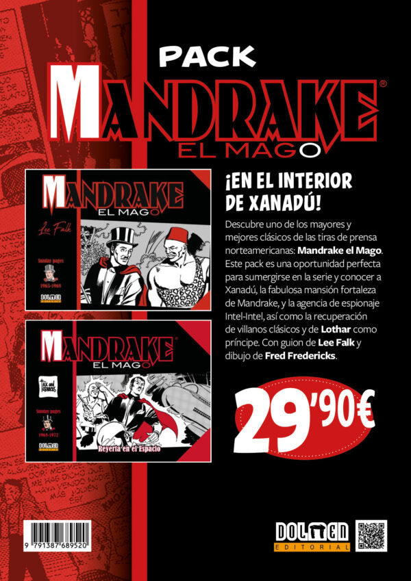 PACK - MANDRAKE EL MAGO, de FALK, LEE | portada del libro