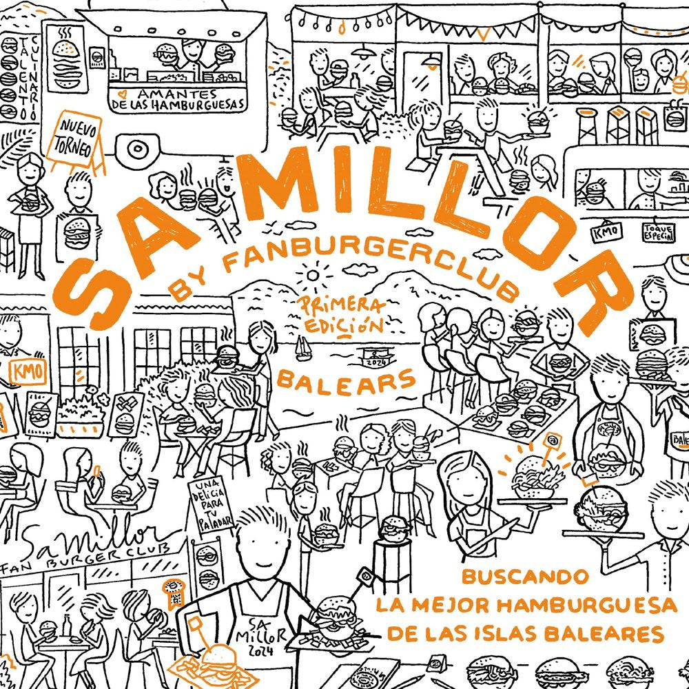 BUSCANDO LA MEJOR HAMBUERGUESA DE LAS ISLAS BALEARES, de GUERRERO PLOEG, ALEJANDRO | portada del libro