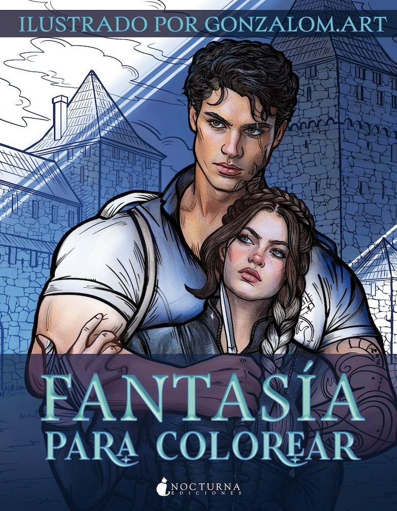 FANTASIA PARA COLOREAR, de GONZALOM.ART | portada del libro