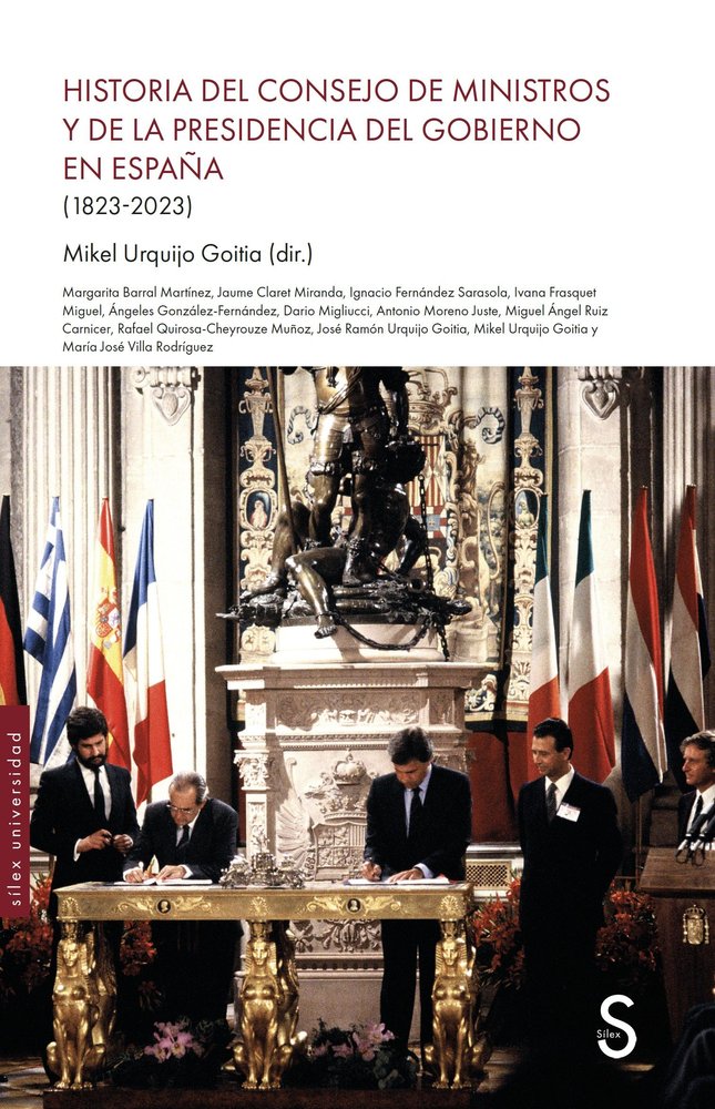 HISTORIA DEL CONSEJO DE MINISTROS, de URQUIJO GOITIA | portada del libro