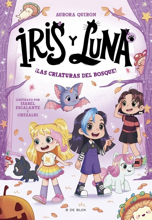 IRIS Y LUNA CUIDADORAS DE CACHORRITOS MAGICOS 4 LAS CRIATURA, de AURORA QUIRON | portada del libro