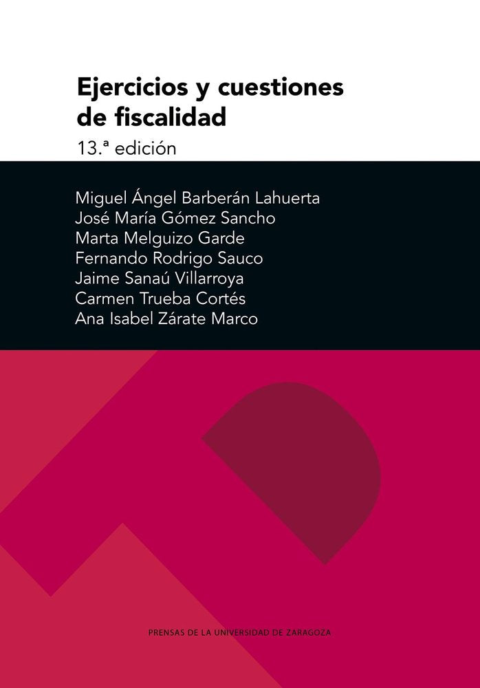 EJERCICIOS Y CUESTIONES DE FISCALIDAD, de BARBERAN LAHUERTA, MIGUEL ANGEL | portada del libro