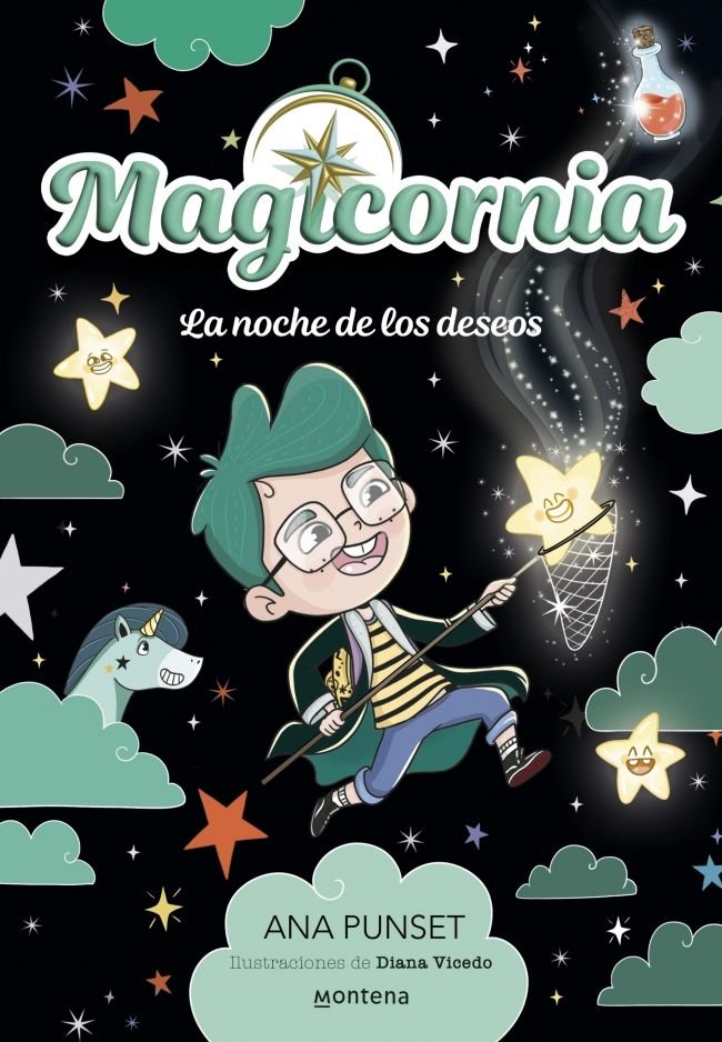 Magicornia 4 - La noche de los deseos, de ANA PUNSET | portada del libro