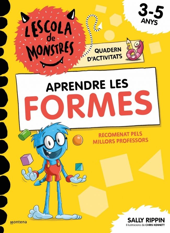 L'Escola de Monstres. Quadern d'activitats - Aprendre les FORMES, de SALLY RIPPIN | portada del libro