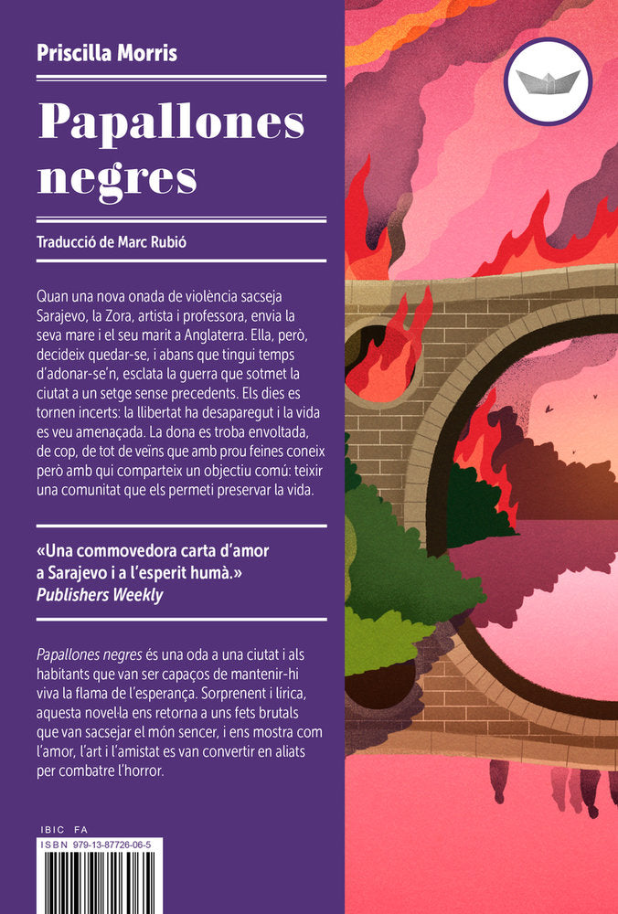 PAPALLONES NEGRES, de MORRIS, PRISCILLA | portada del libro