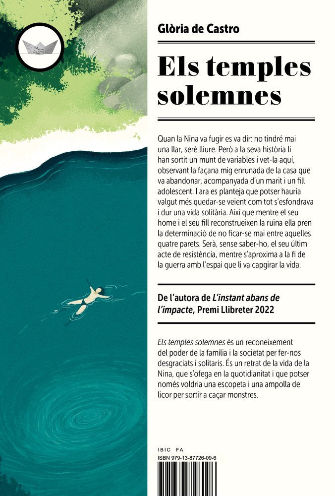 ELS TEMPLES SOLEMNES, de DE CASTRO PASCUAL, GLORIA | portada del libro