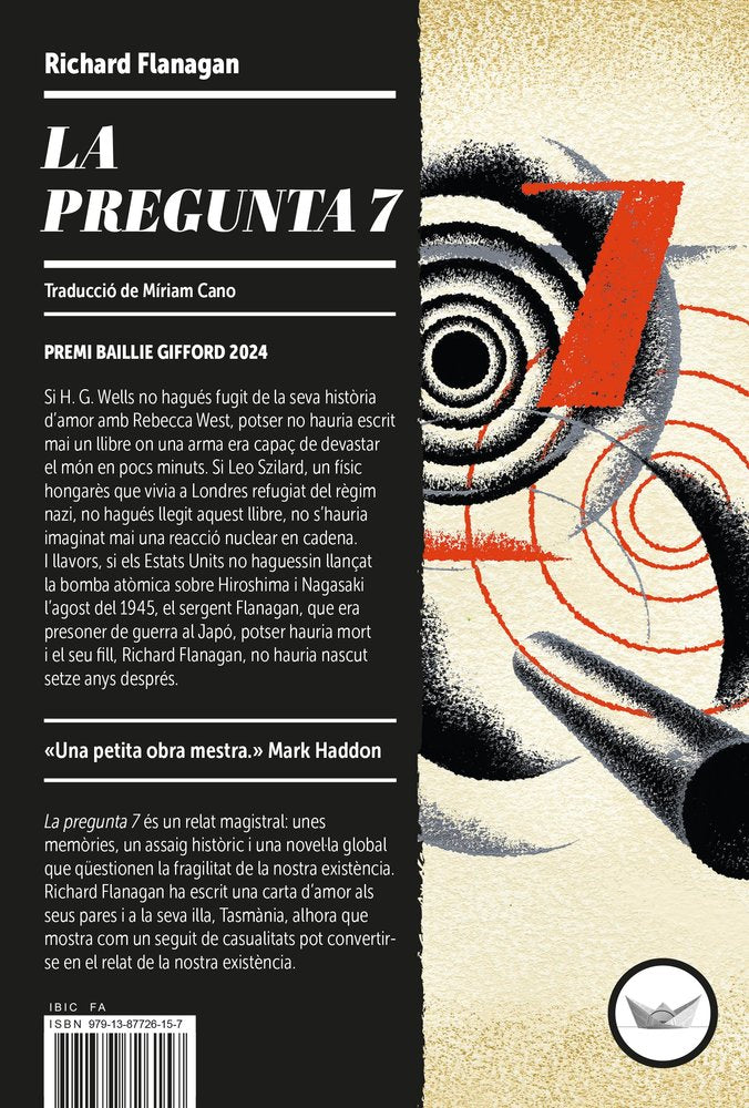 LA PREGUNTA 7, de FLANAGAN, RICHARD | portada del libro
