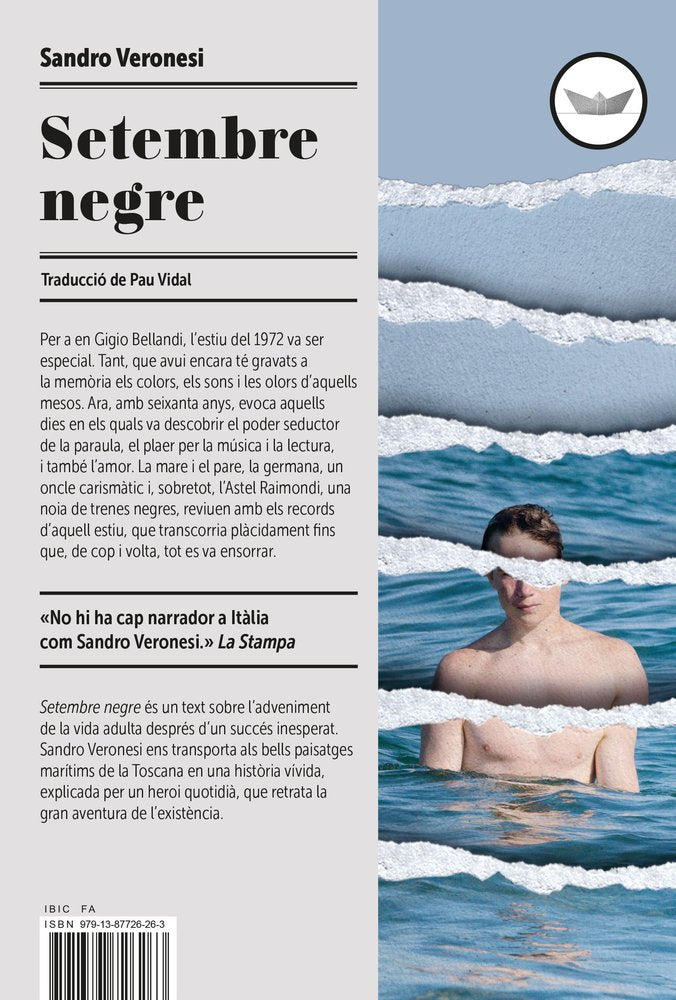 Setembre negre, de VERONESI,SANDRO | portada del libro