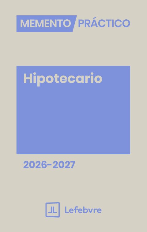 Memento practico hipotecario 2026 2027, de AA.VV. | portada del libro