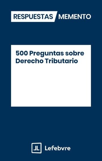 500 preguntas sobre derecho tributario, de AA.VV. | portada del libro