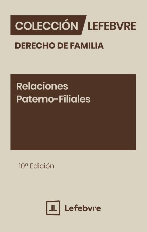 Relaciones paterno filiales 10ª edicion, de AA.VV. | portada del libro