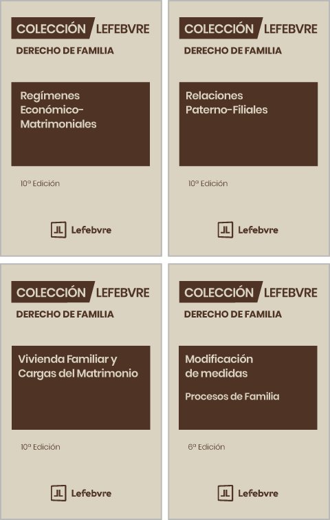 PACK COLECCION DERECHO DE FAMILIA 4 | portada del libro