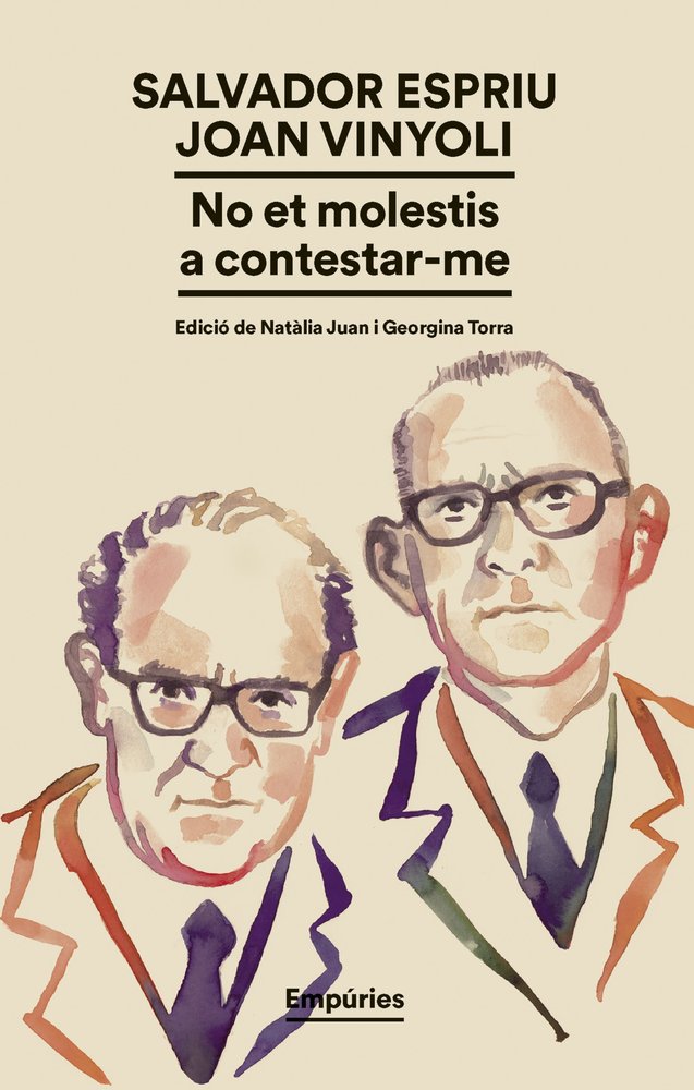 NO ET MOLESTIS A CONTESTAR-ME, de SALVADOR ESPRIU | portada del libro