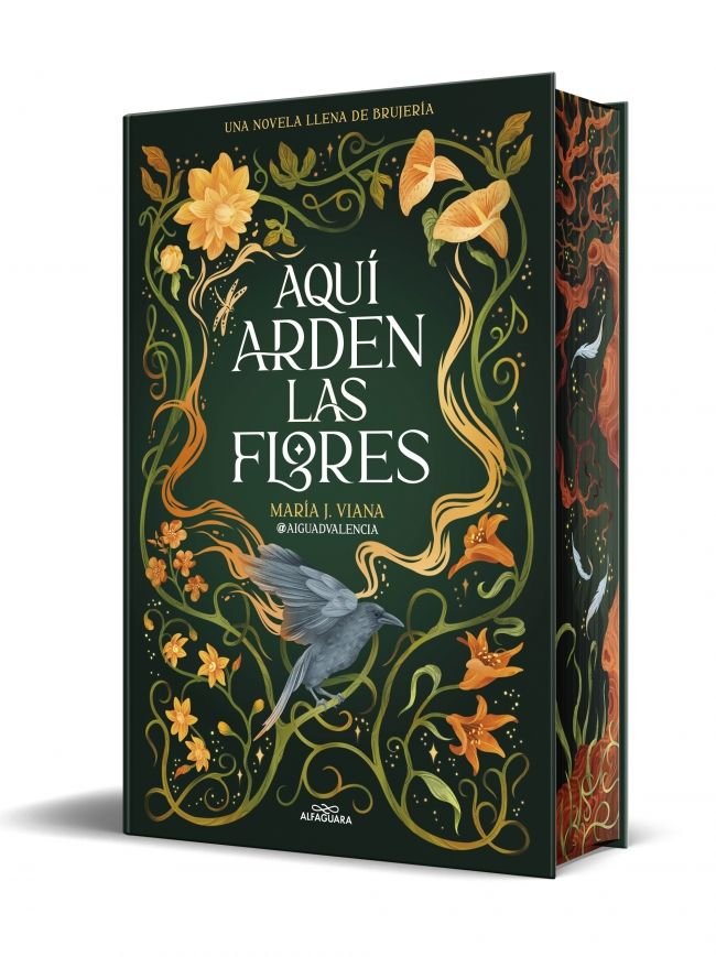 Aquí arden las flores, de @AIGUADVALENCIA | portada del libro