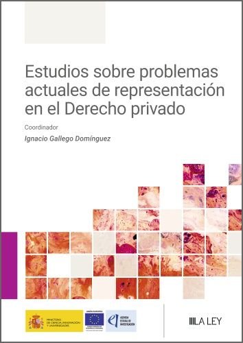 ESTUDIOS SOBRE PROBLEMAS ACTUALES DE REPRESENTACION EN EL DERECHO PRIV, de IGNACIO GALLEGO DOMINGUEZ | portada del libro