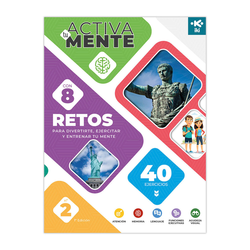 ACTIVA TU MENTE - RETOS - Nº 2, de OSAMBELA ECHEVERRIA | portada del libro