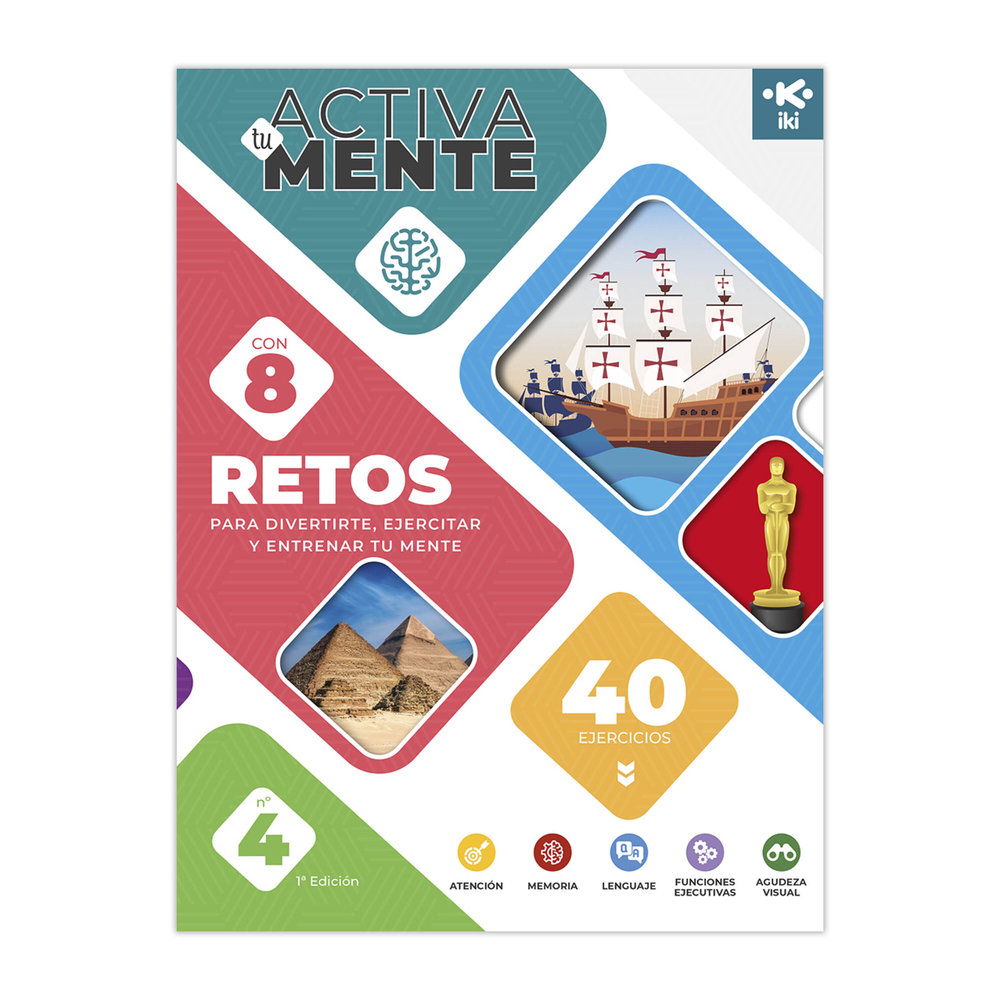 ACTIVA TU MENTE - RESTOS - Nº 4, de OSAMBELA ECHEVERRIA | portada del libro
