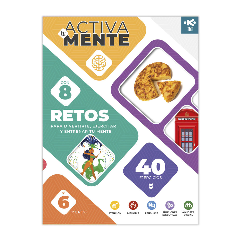 ACTIVA TU MENTE RETOS TITULO 6, de OSAMBELA ECHEVERRIA | portada del libro