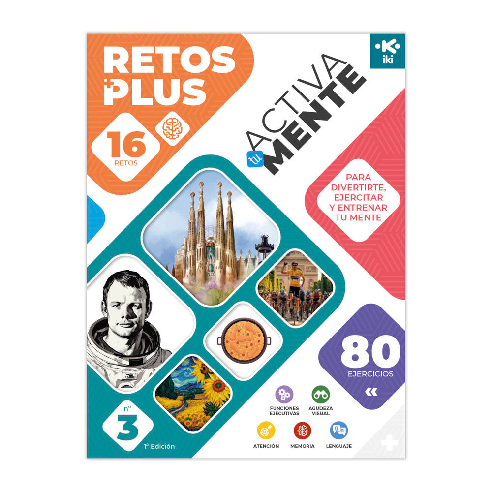 ACTIVA TU MENTE RETOS PLUS TITULO 3, de OSAMBELA ECHEVERRIA | portada del libro