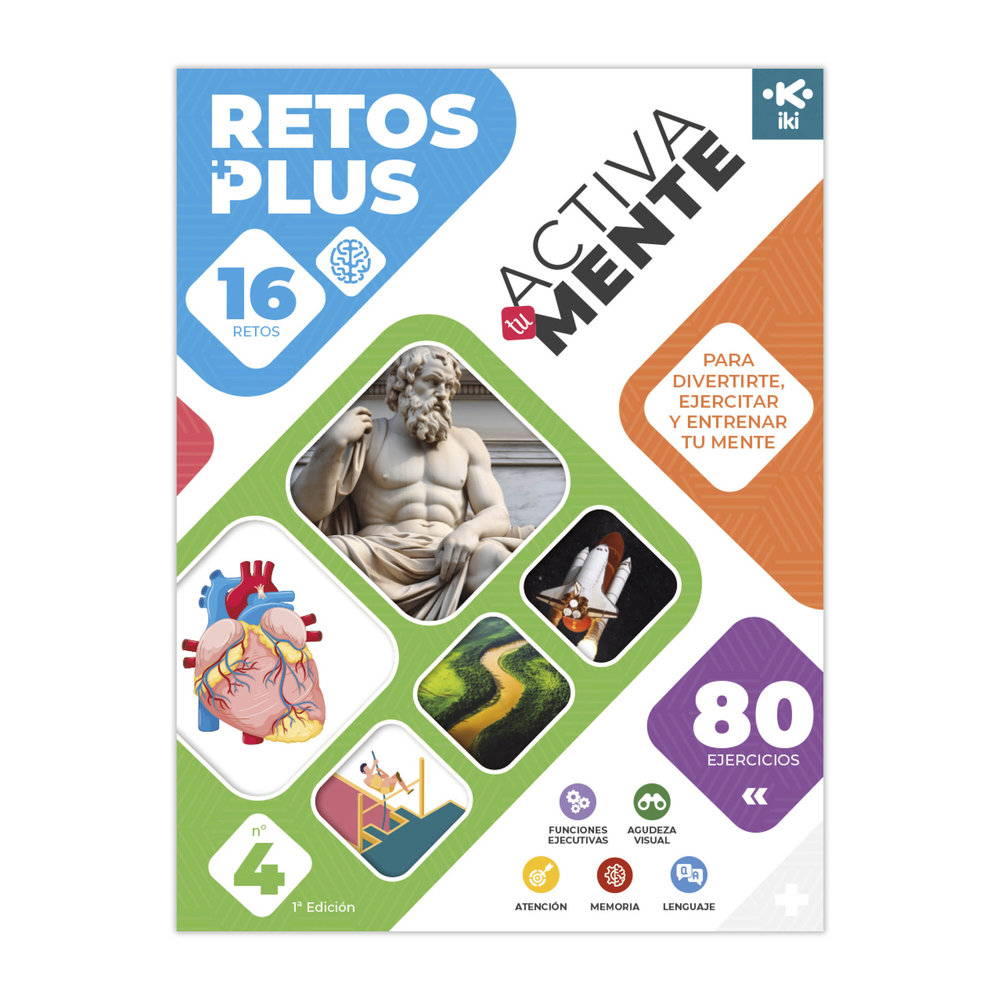 ACTIVA TU MENTE RETOS PLUS TITULO 4, de OSAMBELA ECHEVERRIA | portada del libro