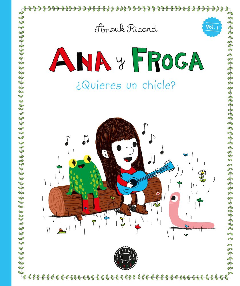 Ana y Froga ¿Quieres un chicle?, de RICARD | portada del libro