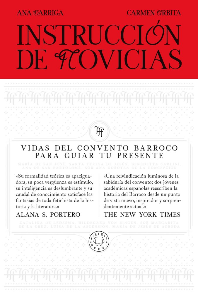INSTRUCCION DE NOVICIAS, de GARRIGA, ANA | portada del libro