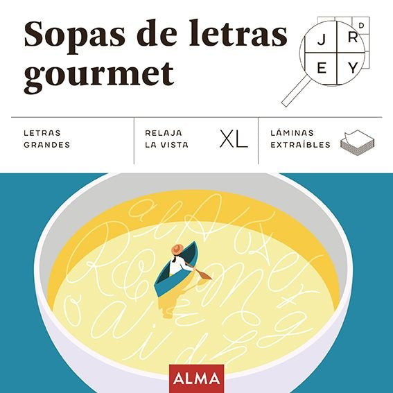 SOPAS DE LETRAS GOURMET (XL), de SESE, MIQUEL | portada del libro