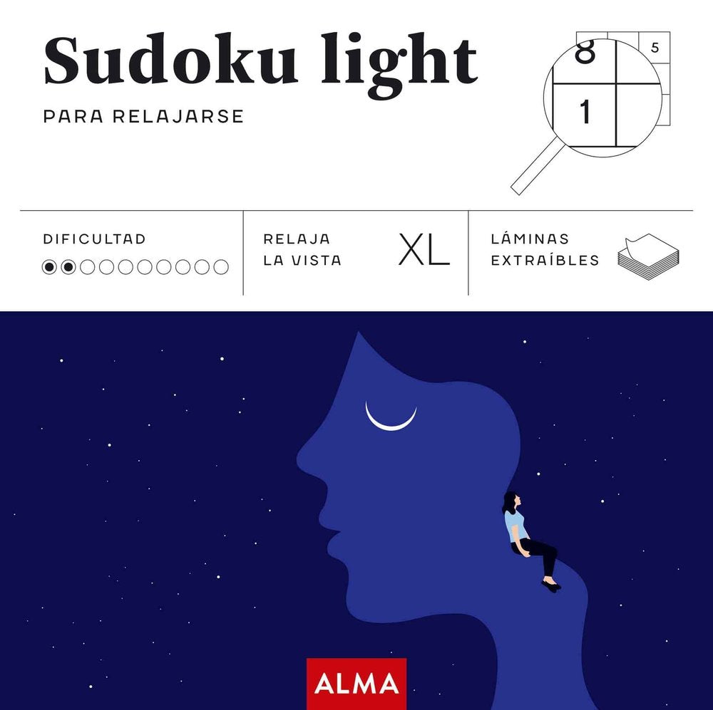 SUDOKU LIGHT PARA RELAJARSE (XL), de ANY PUZZLE MEDIA, | portada del libro