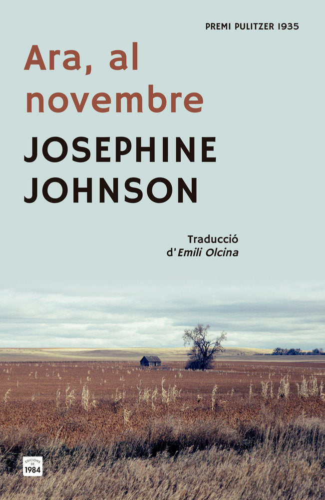 ARA, AL NOVEMBRE, de JOHNSON, JOSEPHINE | portada del libro