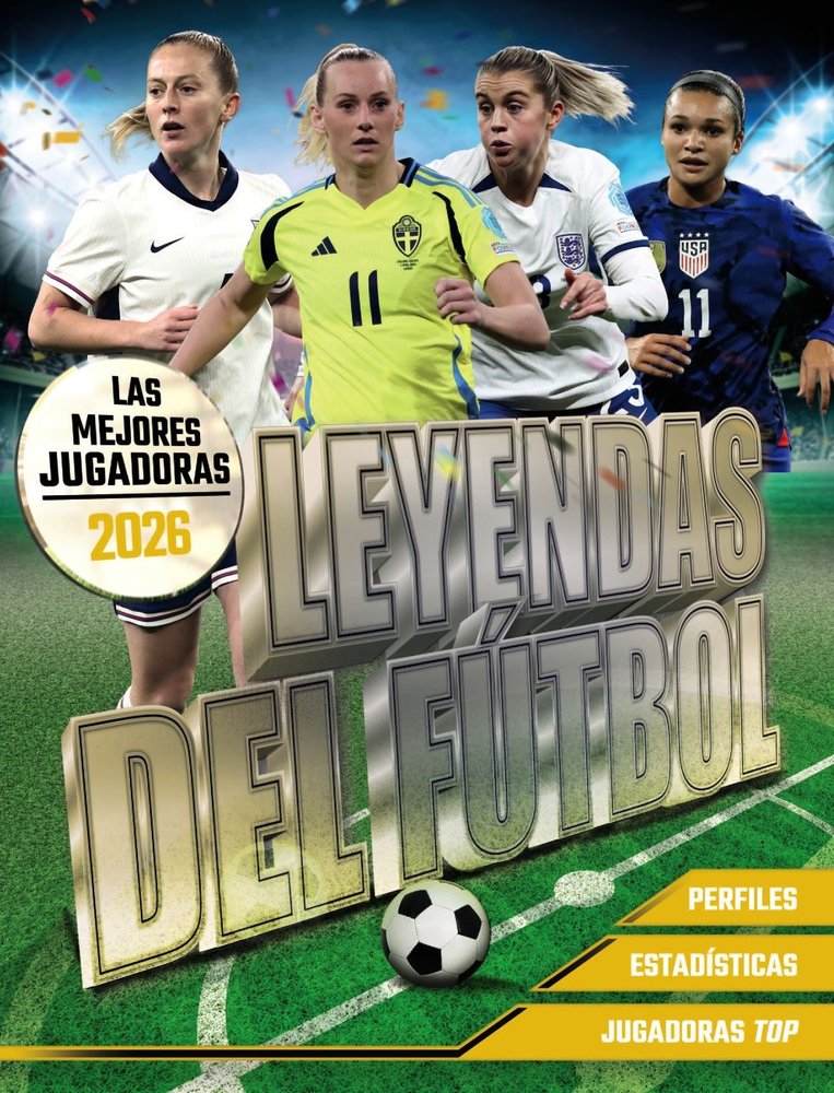 LEYENDAS DEL FUTBOL LAS MEJORES JUGADORAS 2026, de PETTMAN, KEVIN | portada del libro