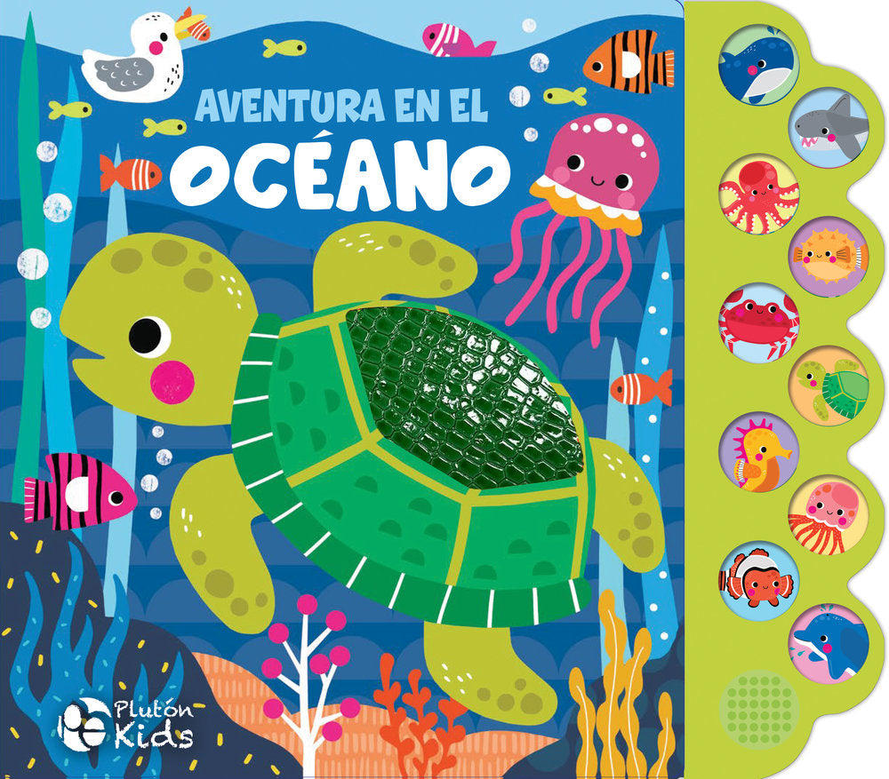 ¡Explora con tus sentidos!: Aventura en el Océano, de Autores, Varios | portada del libro