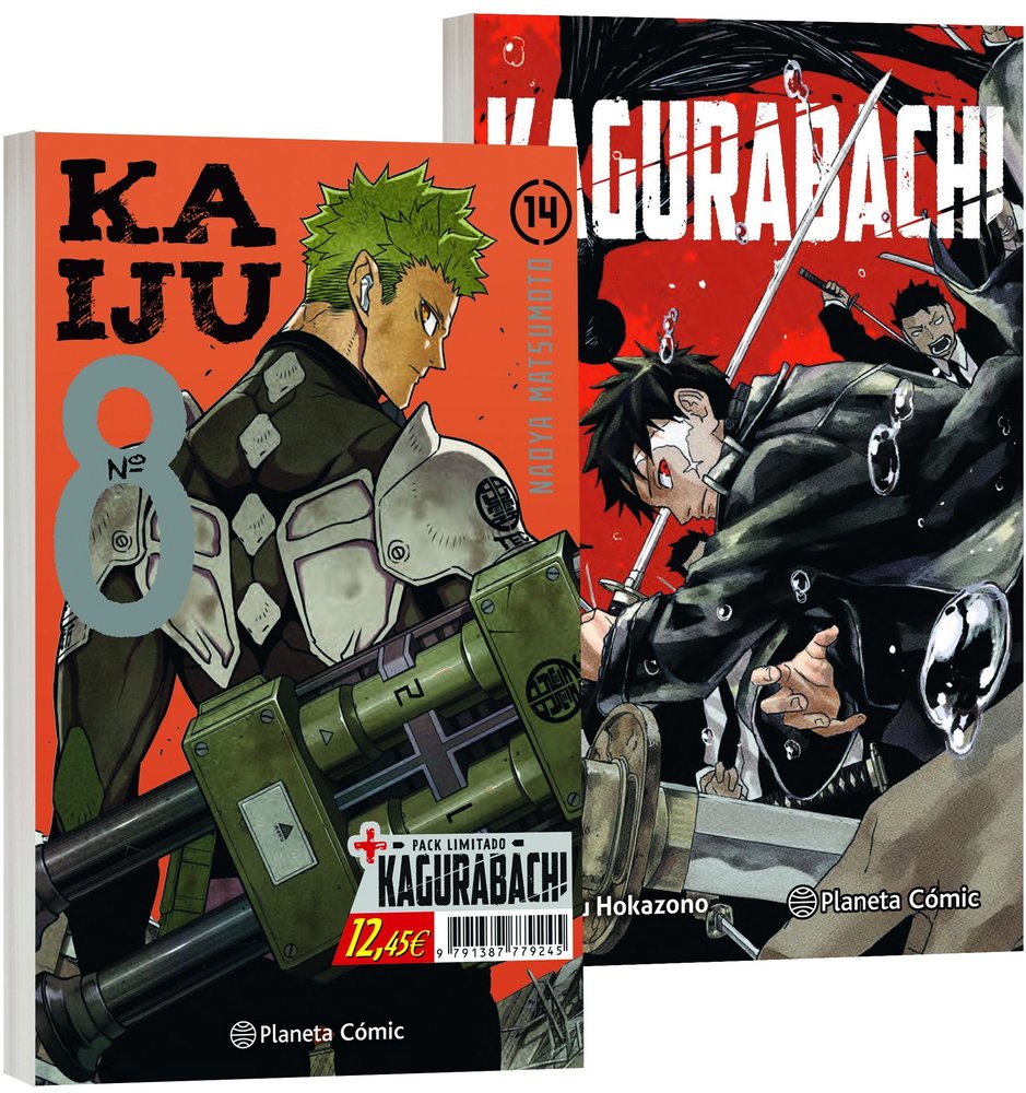 KAIJUU8 Nº 14 + KAGURABACHI Nº 01 (PACK ESPECIAL), de VARIOS AUTORES | portada del libro