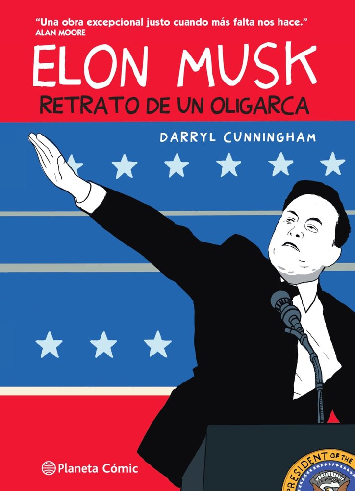 Elon Musk, de DARRYL CUNNINGHAM | portada del libro
