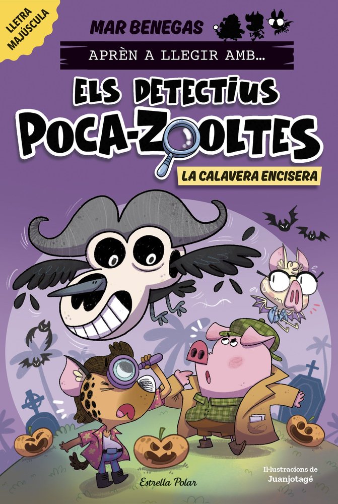 APREN A LLEGIR AMB ELS DETECTIUS POCA ZOOLTES 8. LA CALAVERA, de BENEGAS, MAR | portada del libro