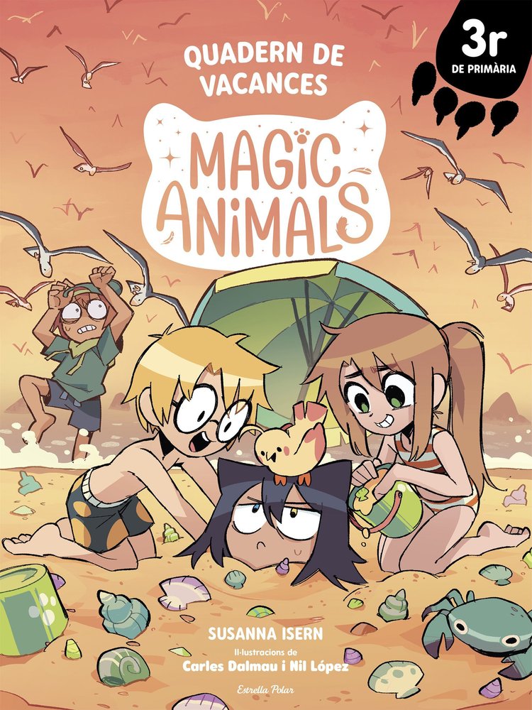 MAGIC ANIMALS. QUADERN DE VACANCES. 3R DE PRIMARIA, de ISERN, SUSANNA | portada del libro