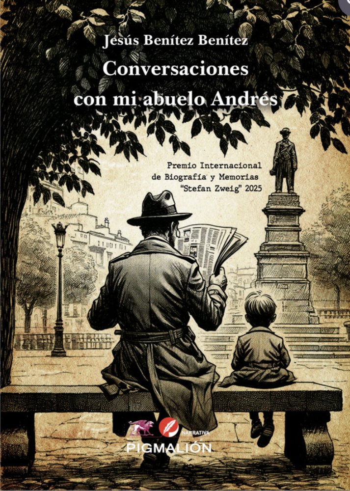 CONVERSACIONES CON MI ABUELO ANDRÉS, de Benítez Benítez, Jesús | portada del libro