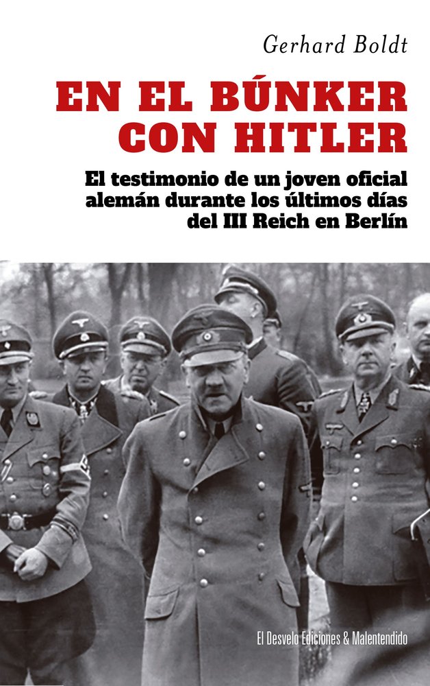 EN EL BUNKER CON HITLER, de BOLDT,GERHARD | portada del libro