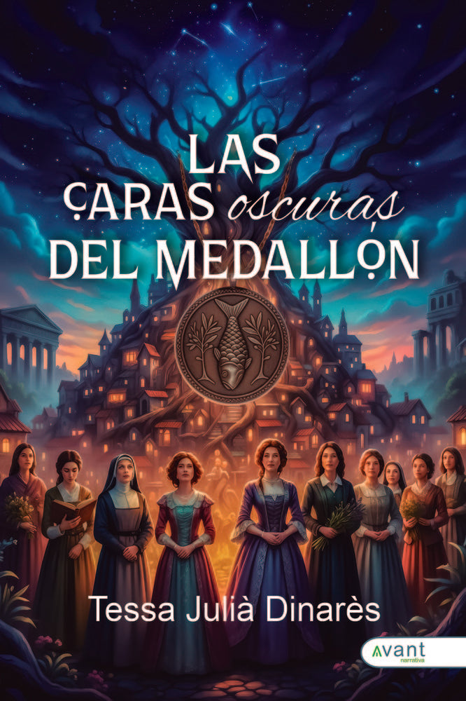 LAS CARAS OSCURAS DEL MEDALLÓN, de Julià Dinarès, Tessa | portada del libro