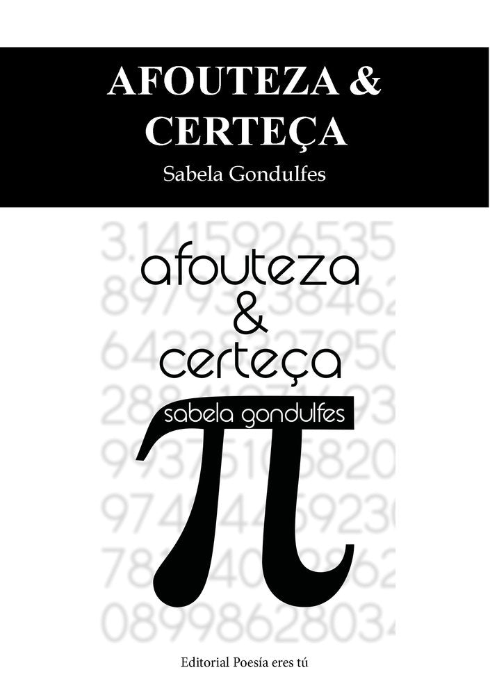 AFOUTEZA - CERTEÇA, de Gondulfes, Sabela | portada del libro