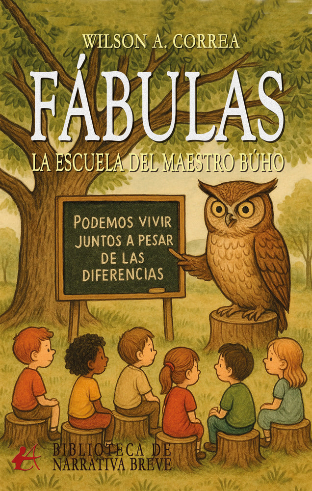 Fábulas. La escuela del maestro Búho, de Correa, Wilson A. | portada del libro