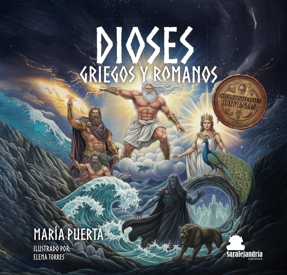 DIOSES GRIEGOS Y ROMANOS, de PUERTA, MARÍA | portada del libro